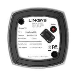 Linksys® Velop Intelligent Mesh™ 2-Port Gigabit Ethernet Wi-Fi System, WHW0101