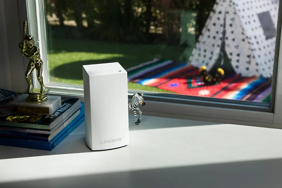 Linksys® Velop Intelligent Mesh™ 2-Port Gigabit Ethernet Wi-Fi System, WHW0101