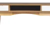 Linon Caden 48"W Home Office Computer Desk With Drawers, Natural/White