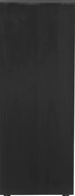 Linon Casimer 8-Drawer Rolling Home Office Storage Cart, Black