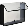Lion EXPAND-N-FILE Letter File Wallet - 8 1/2" x 11" - 3" Expansion - Clear - 1 Each