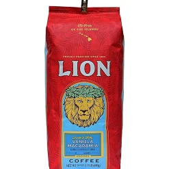 Lion Ground Coffee, Vanilla Macadamia, 24 Oz