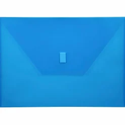 Lion VELCRO®-Closure Poly Envelope, 13" x 9 3/8", Blue