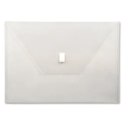 Lion VELCRO®-Closure Poly Envelope, 13" x 9 3/8", Clear