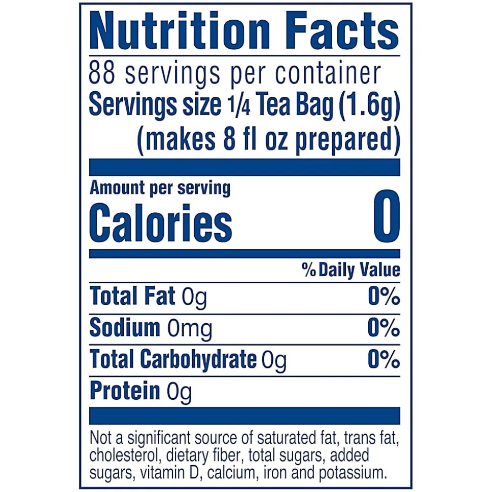 Lipton Cold Brew Tea Bags, 4.8 Oz, Total Qty 22