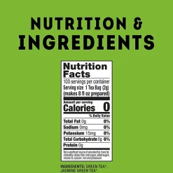 Lipton Green Tea Bags, 7 Oz, Total Qty 100