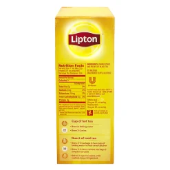 Lipton® 100% Natural Black Tea Bags, 1 Oz, Carton Of 312