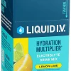 Liquid I.V. Hydration Multiplier Electrolyte Drink Mix, Lemon Lime, 0.56 Oz, Total Qty 8