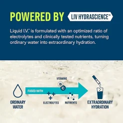 Liquid IV Hydration Multiplier+ Immune Support Drink Mix, 0.56 Fl Oz, Tangerine, Pack Of 10 Pouches