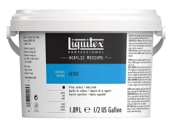 Liquitex - Gesso - acrylic - for acrylic paint, oil paint - titanium white - 0.5 gal