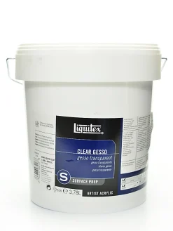 Liquitex Professional - Gesso - for pastel, oil paint, acrylic paint - transparent - 1 gal