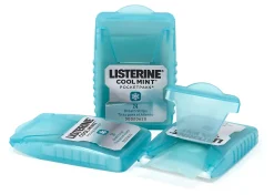 Listerine Cool Mint Pocketpacks Breath Strips, 24 Strips Per Pocketpack, Box Of 18 Pocketpacks