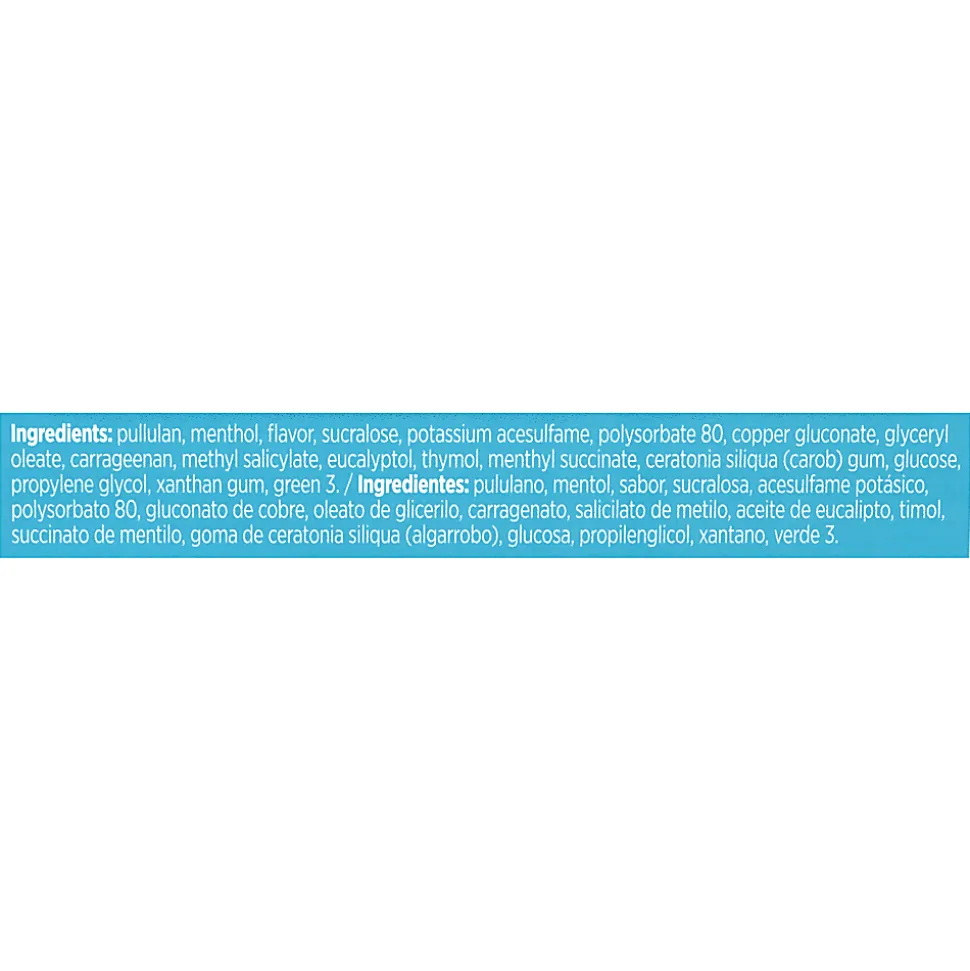 Listerine Cool Mint Pocketpacks Breath Strips, 24 Strips Per Pocketpack, Box Of 18 Pocketpacks