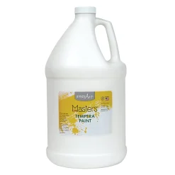 Little Masters™ Tempera Paint, 128 Oz, White, Pack Of 2