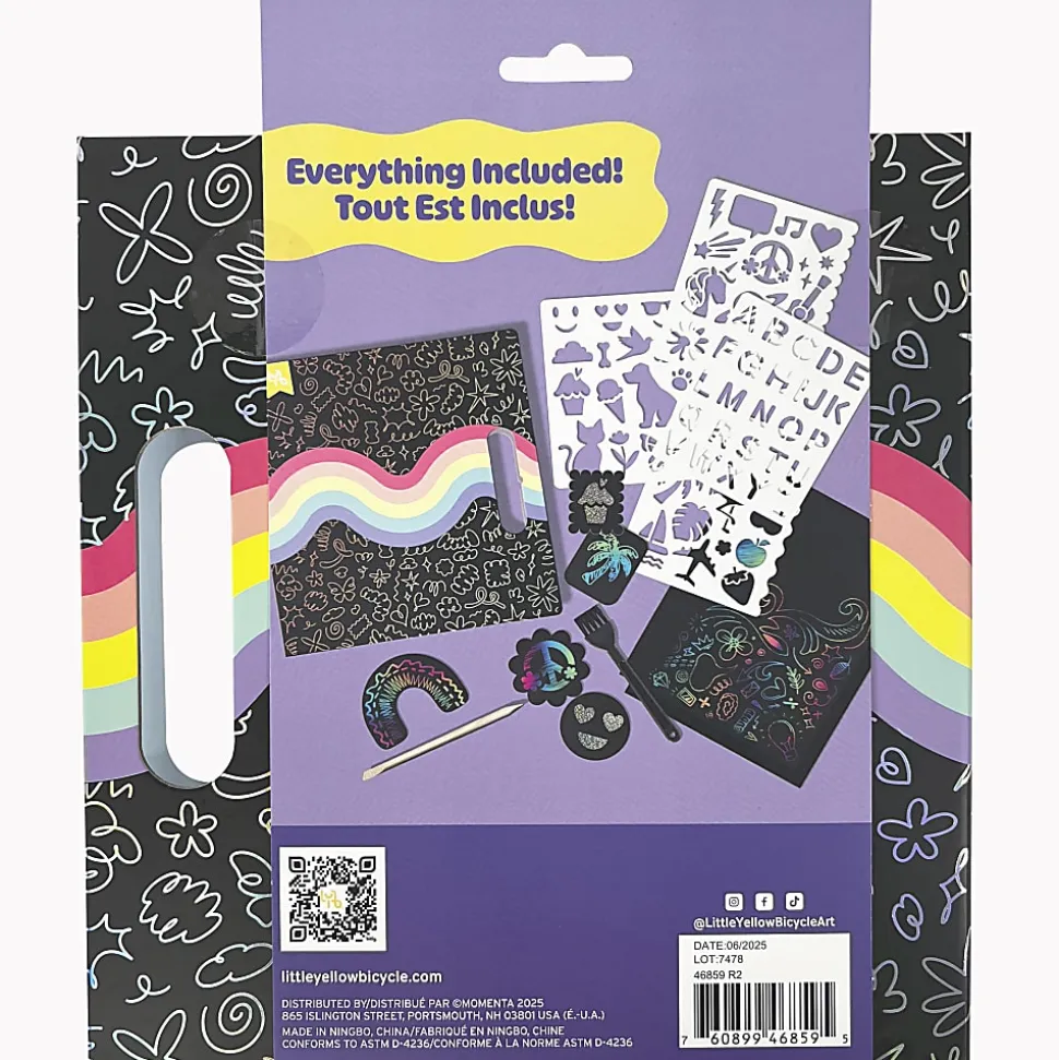 Little Yellow Bicycle® All-in-One Scratch Art Kit
