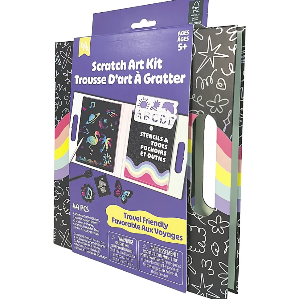 Little Yellow Bicycle® All-in-One Scratch Art Kit