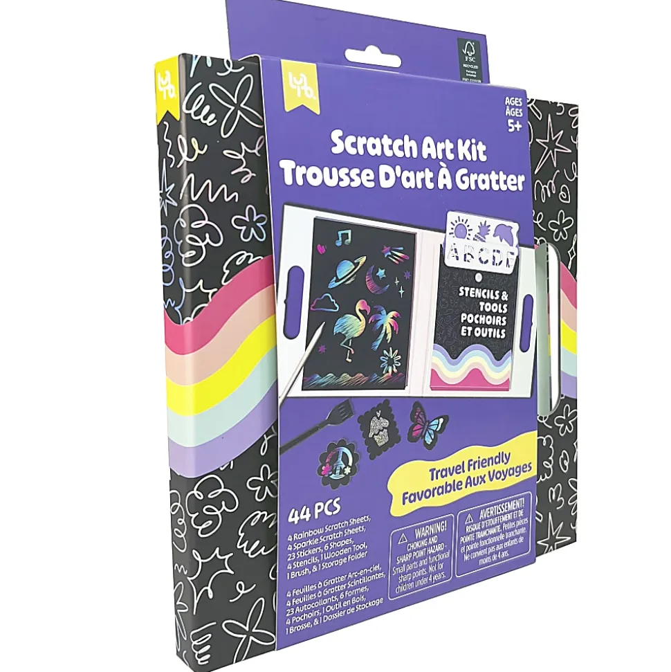 Little Yellow Bicycle® All-in-One Scratch Art Kit