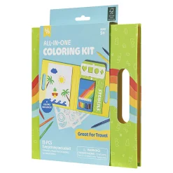 Little Yellow Bicycle All-in-One Coloring Kit! Packed with everything kids need - 44429
