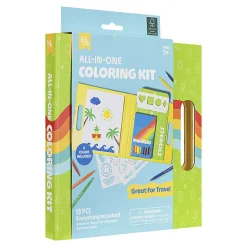 Little Yellow Bicycle All-in-One Coloring Kit! Packed with everything kids need  - 44429