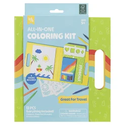 Little Yellow Bicycle All-in-One Coloring Kit! Packed with everything kids need  - 44429