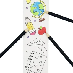 Little Yellow Bicycle® Bookmark Coloring Pad, Giraffe, Pad Of 24 Bookmarks
