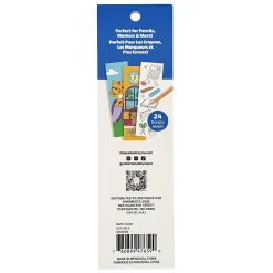 Little Yellow Bicycle® Bookmark Coloring Pad, Giraffe, Pad Of 24 Bookmarks