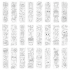 Little Yellow Bicycle® Bookmark Coloring Pad, Donut, Pad Of 24 Bookmarks
