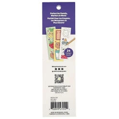 Little Yellow Bicycle® Bookmark Coloring Pad, Donut, Pad Of 24 Bookmarks
