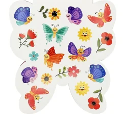 Little Yellow Bicycle® Butterfly Shaped Notebook/Coloring Book