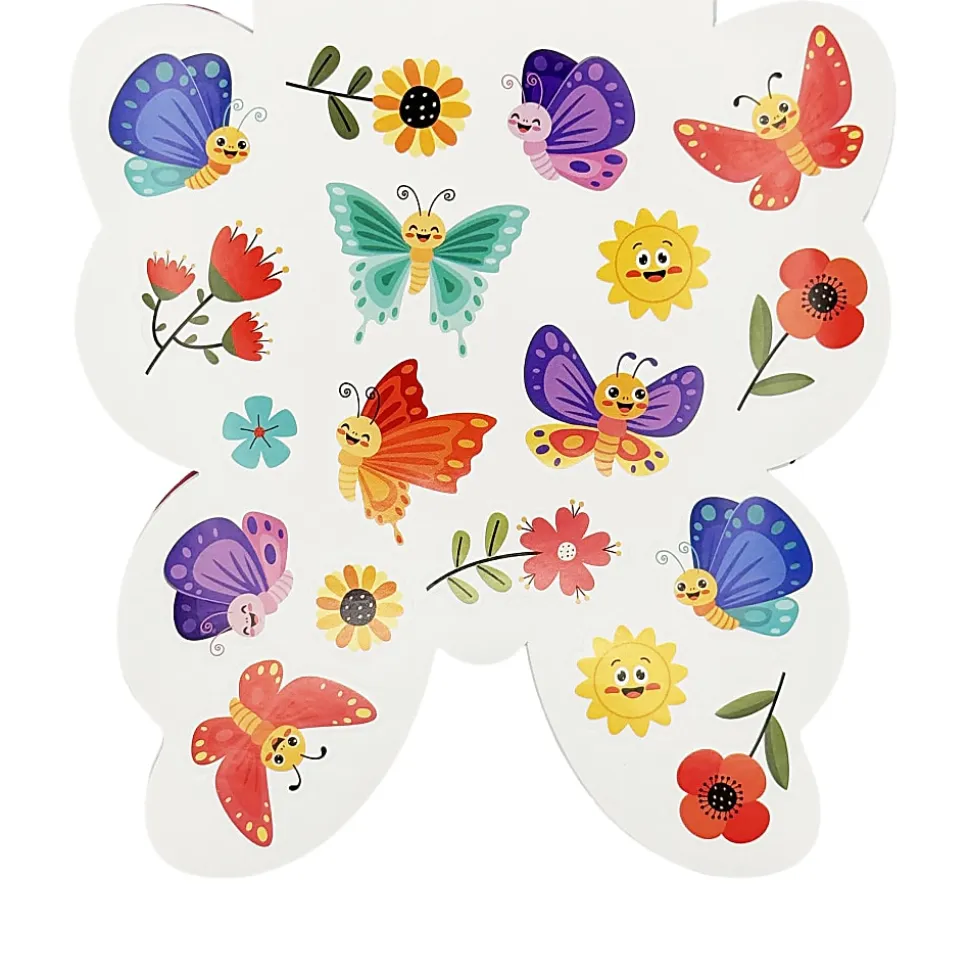 Little Yellow Bicycle® Butterfly Shaped Notebook/Coloring Book
