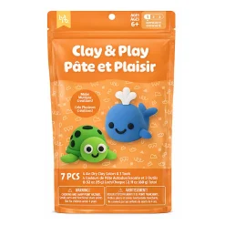 Little Yellow Bicycle Clay & Play Ocean Kit, 5-1/2
