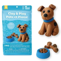 Little Yellow Bicycle Dog Clay & Play Kit, 5-1/2" x 9", Total Qty 1