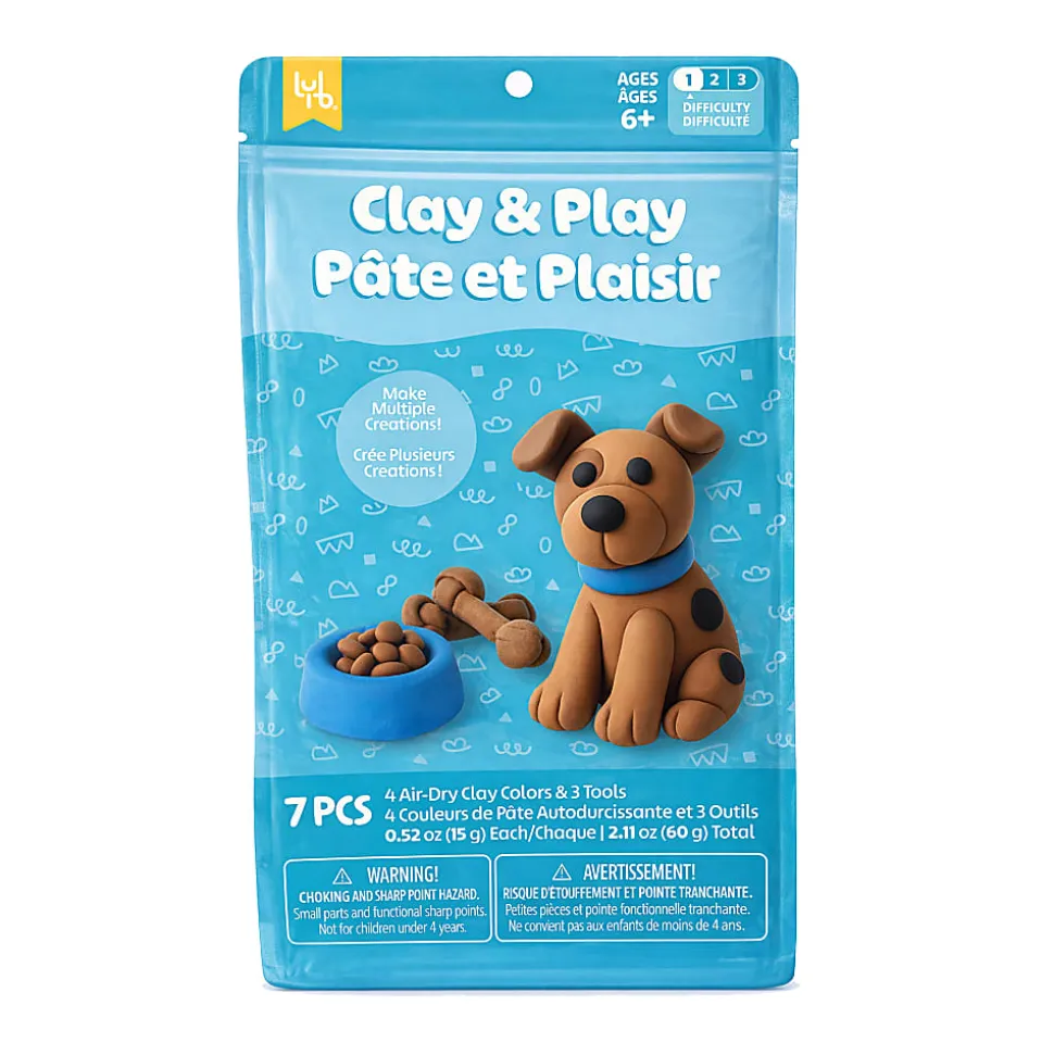Little Yellow Bicycle Dog Clay & Play Kit, 5-1/2" x 9", Total Qty 1