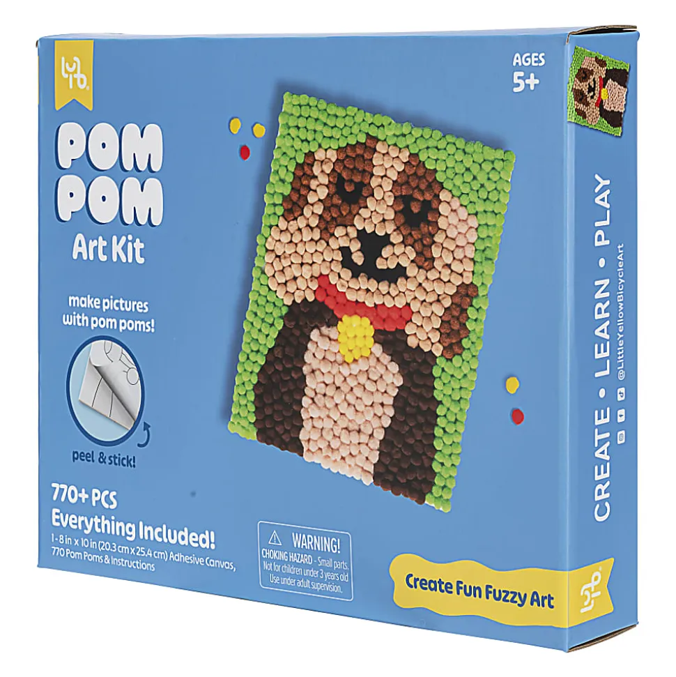Little Yellow Bicycle® Dog Pom Art Kit