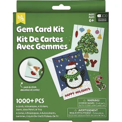 Little Yellow Bicycle® Gem Art Card Kit, Holiday