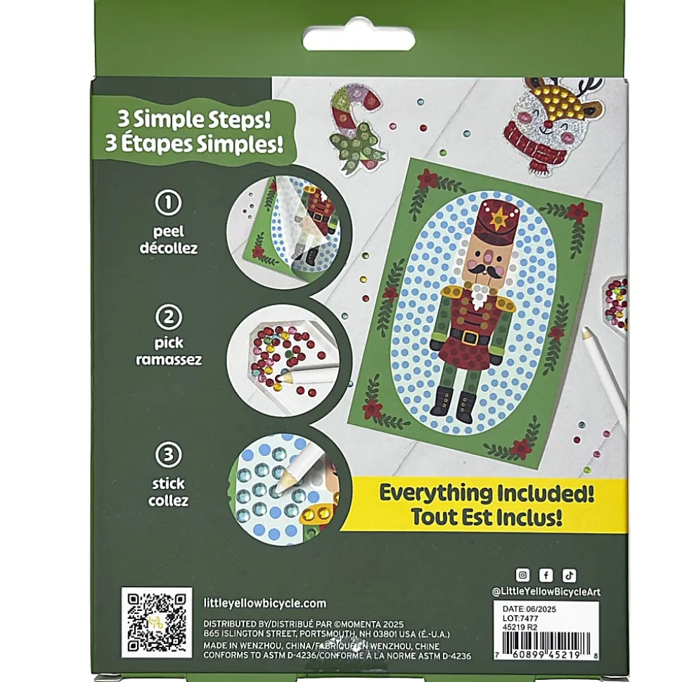 Little Yellow Bicycle® Gem Art Card Kit, Holiday