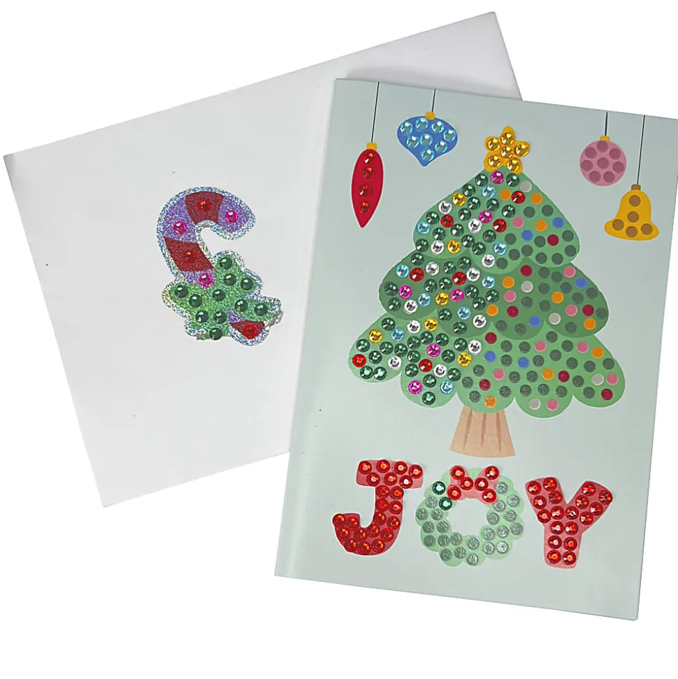 Little Yellow Bicycle® Gem Art Card Kit, Holiday