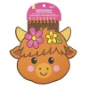 Little Yellow Bicycle® Highland Cow Shaped Notebook/Coloring Book
