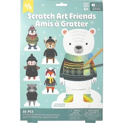 Little Yellow Bicycle® Holiday Scratch Art Kit, Friends