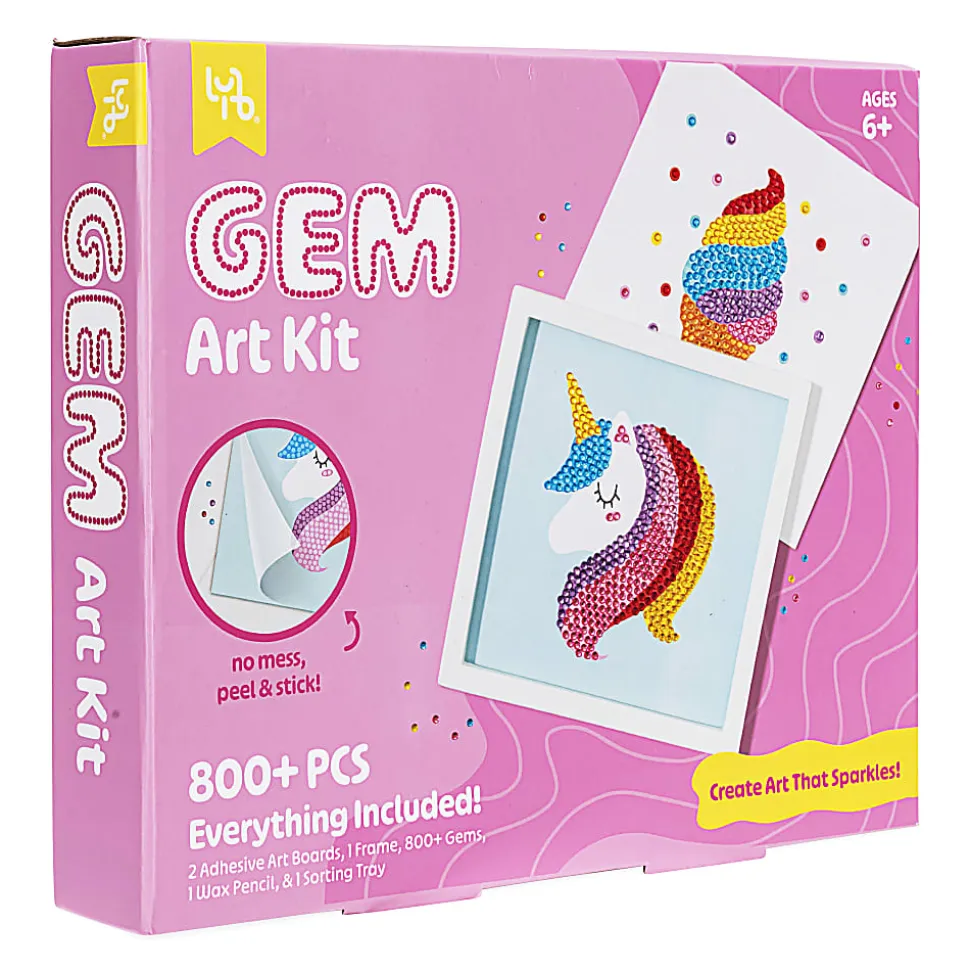 Little Yellow Bicycle® Ice Cream Gem Art Kit