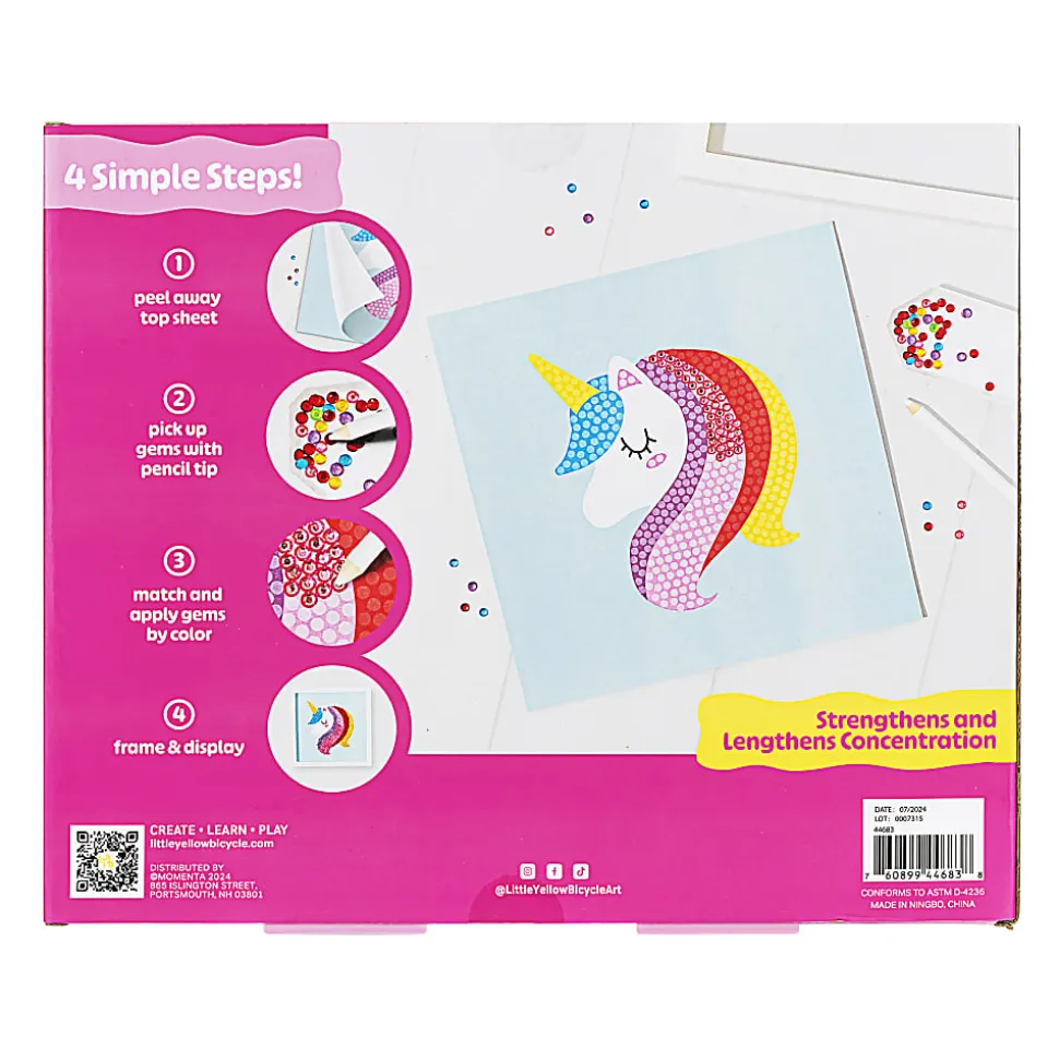 Little Yellow Bicycle® Ice Cream Gem Art Kit