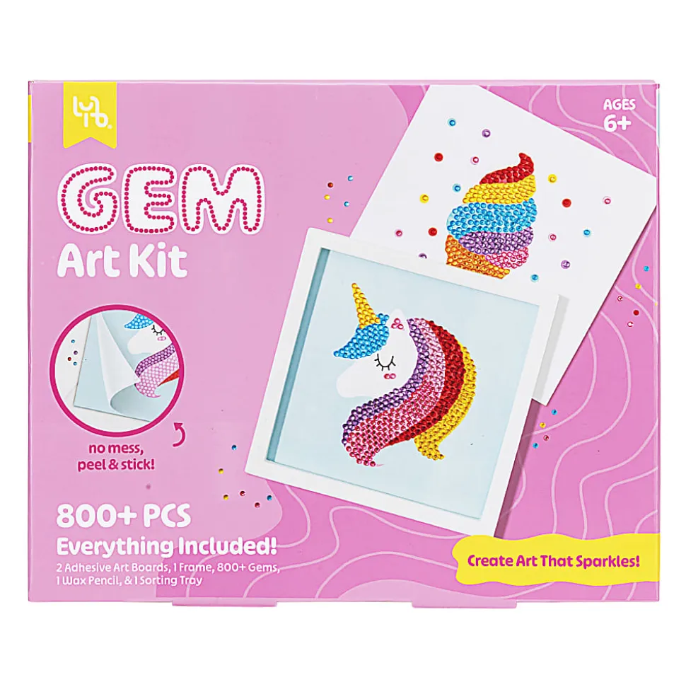 Little Yellow Bicycle® Ice Cream Gem Art Kit