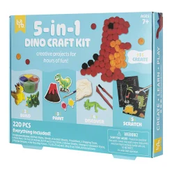 Little Yellow Bicycle® 5-in-1 Dinosaur Craft Kit