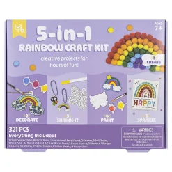 Little Yellow Bicycle® 5-in-1 Rainbow Craft Kit