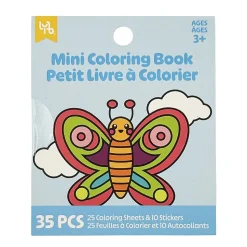 Little Yellow Bicycle® Mini Coloring Book, Butterfly