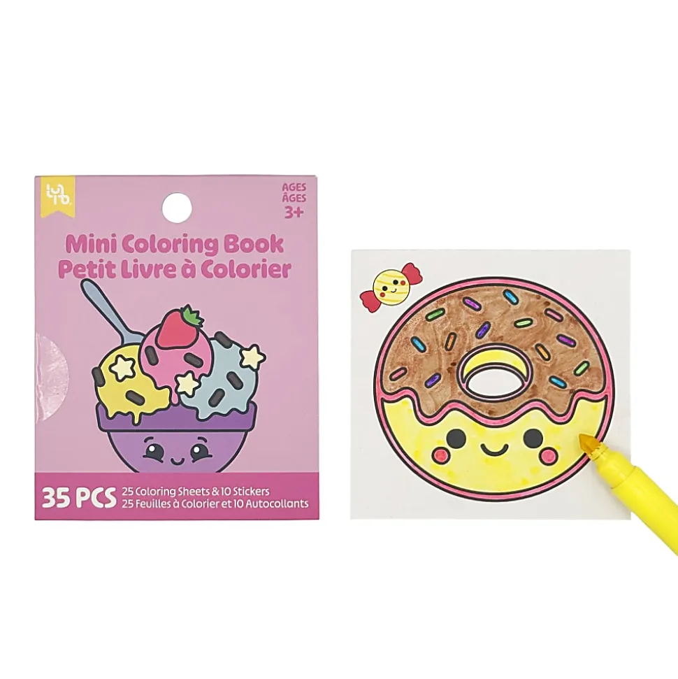 Little Yellow Bicycle® Mini Coloring Book, Eats & Treats