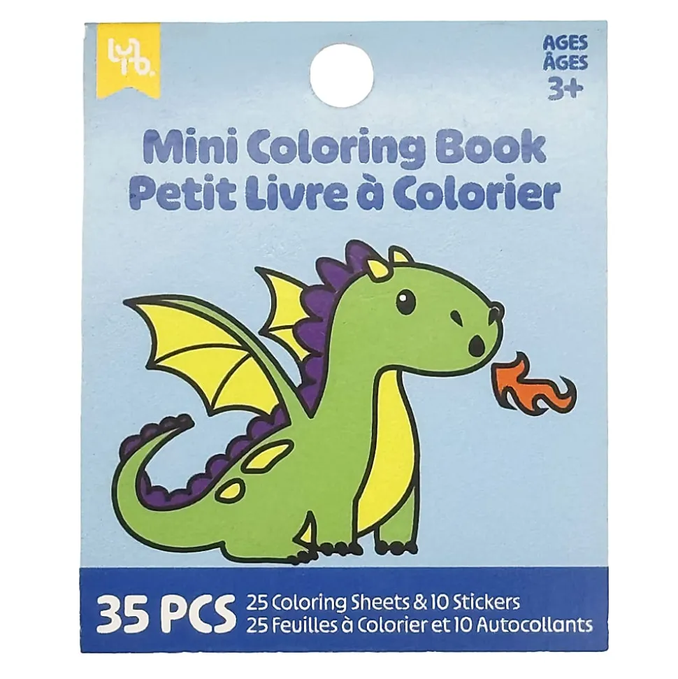 Little Yellow Bicycle® Mini Coloring Book, Dragon