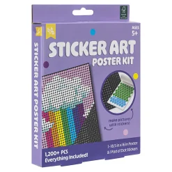 Little Yellow Bicycle® Rainbow Sticker Art Poster Kit