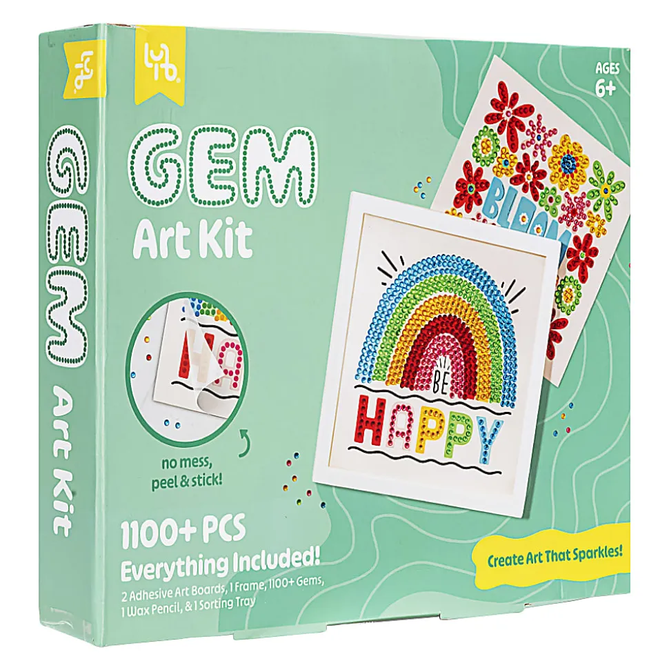 Little Yellow Bicycle® Rainbow Gem Art Kit