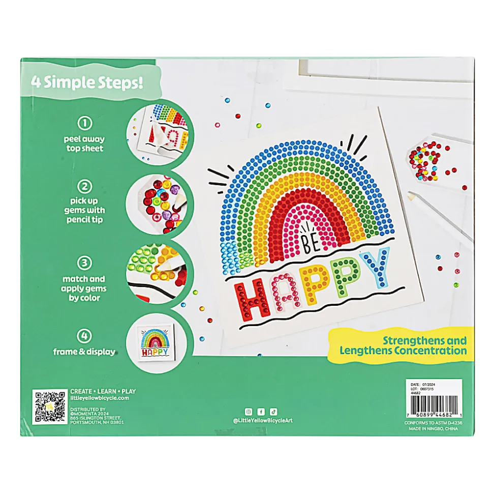 Little Yellow Bicycle® Rainbow Gem Art Kit